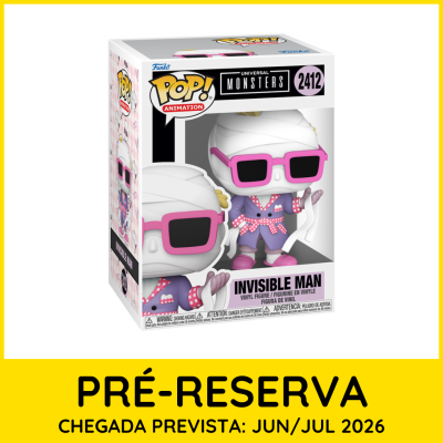 Caixa Funko Pop! Invisible Man Universal Monsters 2412