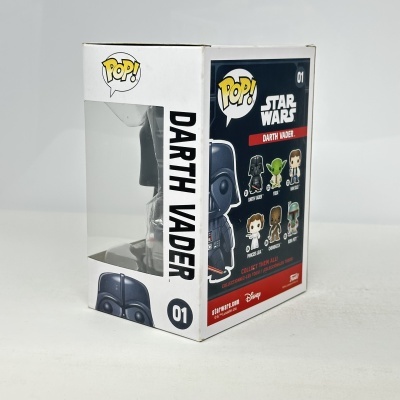 Caixa de figura Funko Pop! Darth Vader Star Wars número 01