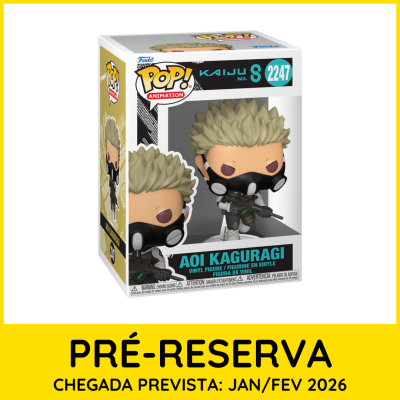 Figura Funko Pop Animation Aoi Kaguragi Kaiju na caixa.