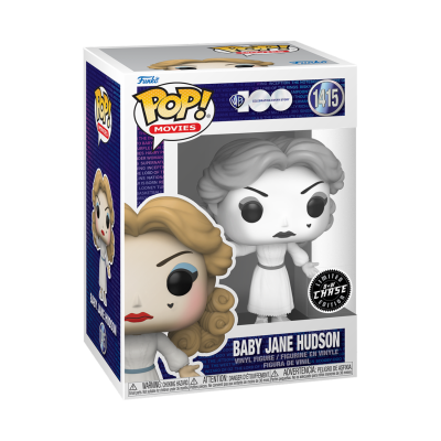 Figura Funko Pop Baby Jane Hudson em embalagem azul e branca
