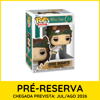 Figura Funko Pop Jude Duarte da série The Wicked King em caixa.