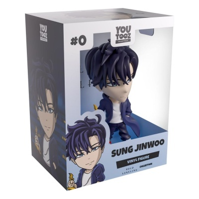 Figura de vinil de Sung Jinwoo em embalagem