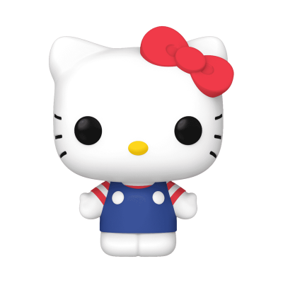 Figura colecionável Funko Pop Hello Kitty com laço vermelho