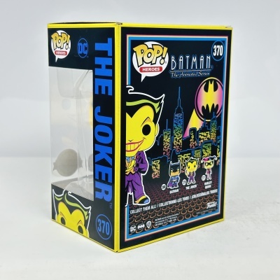 Embalagem do boneco FUNKO POP! The Joker da série Batman The Animated Series, número 370