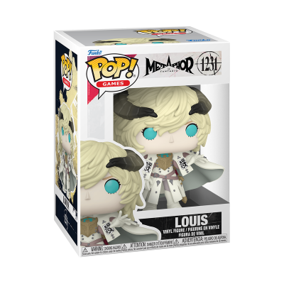 Figura Funko Pop Louis da série Metaphor Fantazio na caixa