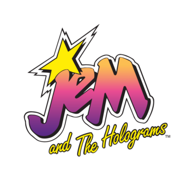 Logótipo colorido com Jem em gradient e estrela amarela.