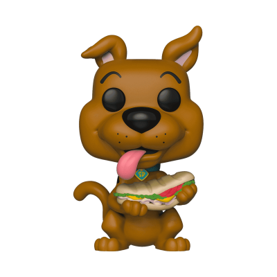 Figura Funko Pop do Scooby-Doo a segurar uma sandes