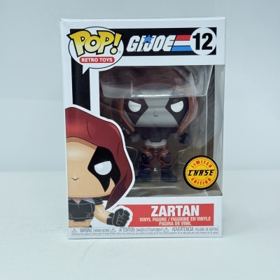 Figura Funko Pop! Zartan de G.I. Joe em caixa com selo Limited Chase Edition