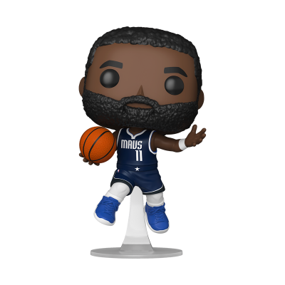 Boneco vinil jogador de basquetebol com camisola azul 'MAVS 11' e bola de basquetebol laranja