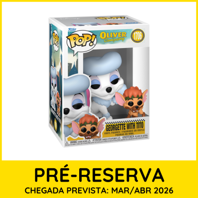 Bonecos Funko Pop Georgette e Tito Oliver Company em embalagem