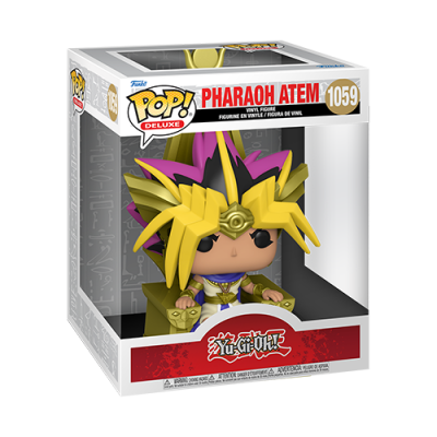 Figura de vinil Funko Pop Deluxe Pharaoh Atem na embalagem