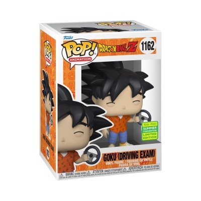 Funko Pop Goku Dragon Ball Z com volante na caixa
