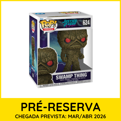 Funko POP! Heroes Swamp Thing Justice League Dark figura de vinil na caixa