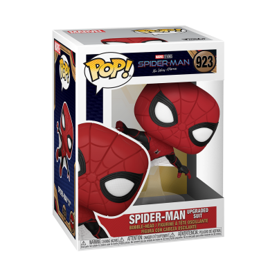 Funko Pop! Spider-Man número 923 com fato atualizado em caixa