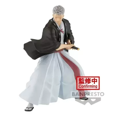 Figura de ação japonesa com quimono e katana