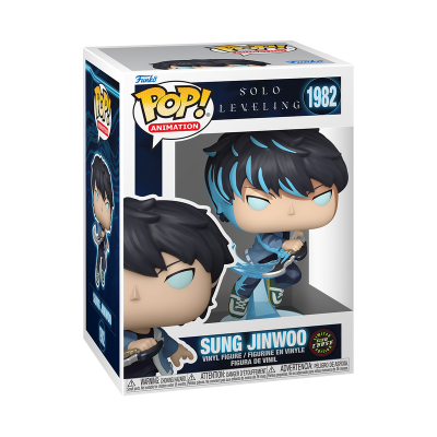 Funko Pop! Animation Sung Jinwoo Solo Leveling vinyl figure na caixa