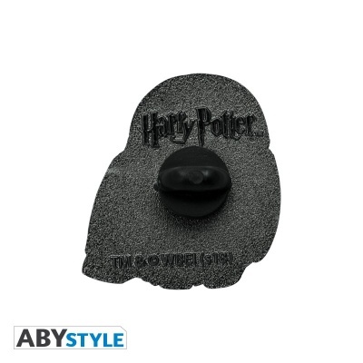 Pin metálico preto Harry Potter com fecho circular