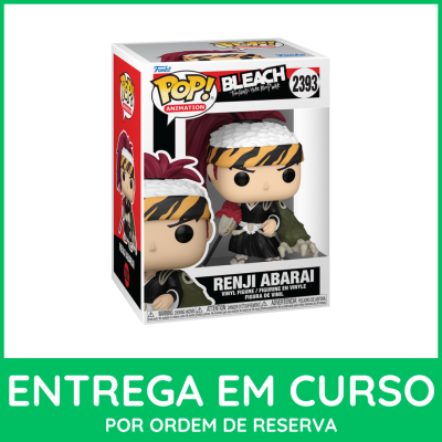 Figura Funko Pop! Bleach Renji Abarai na embalagem