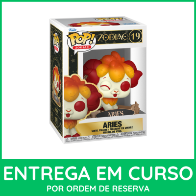 Figura Funko Pop! Zodiac Aries em caixa