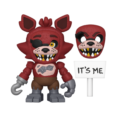 Boneco colecionável Foxy do Five Nights at Freddy's com placa IT'S ME