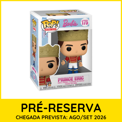 Figura Pop! Retro Toys Prince Eric da Barbie em caixa