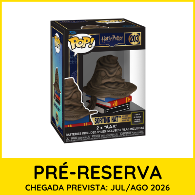 Figura Funko POP! Harry Potter chapéu seletor em embalagem