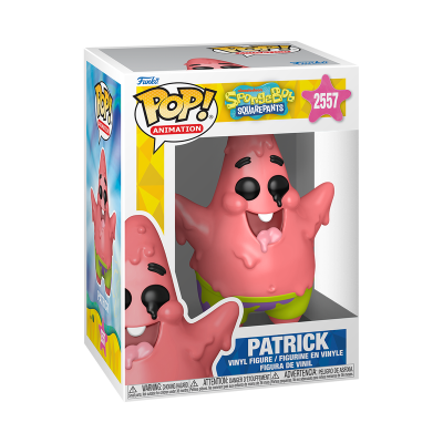 Funko Pop Animation Patrick SpongeBob SquarePants vinil na caixa