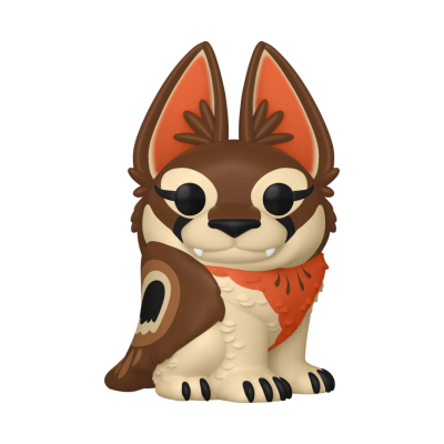Figura de vinil Funko Pop de criatura com orelhas grandes e lenço laranja