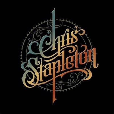 Logótipo com texto 'Chris Stapleton' em estilo decorativo