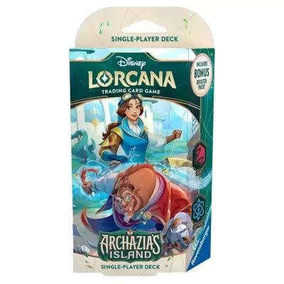 Pack de cartas Disney Lorcana Archazia's Island para um jogador