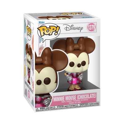 Figura Pop! da Disney Minnie Mouse (Chocolate) em caixa