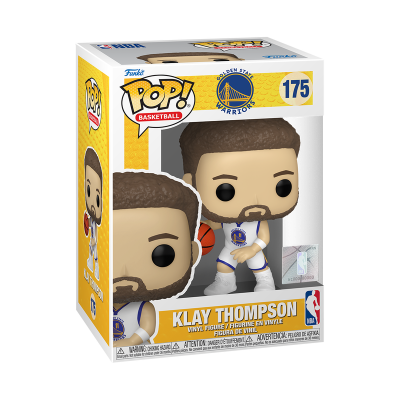 Funko Pop! de Klay Thompson em caixa com janela transparente
