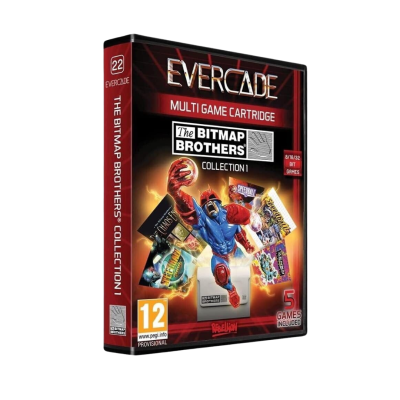 Caixa de jogo Evercade The Bitmap Brothers Collection 1 para consola