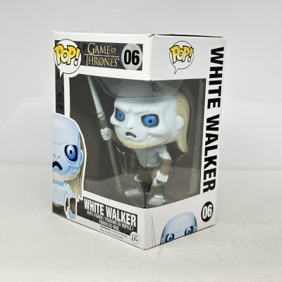 Figura de vinil White Walker da coleção POP! Game of Thrones 06 em caixa