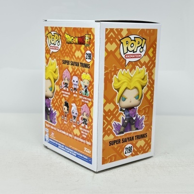 Caixa Funko Pop! Animation Dragon Ball Super Super Saiyan Trunks laranja