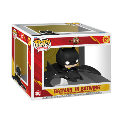 Figura Funko Pop Batman in Batwing em caixa com janela transparente