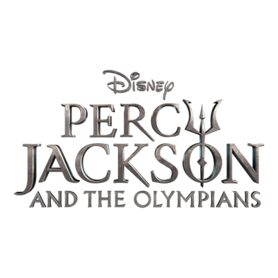 Logótipo da Disney Percy Jackson and the Olympians em fundo branco