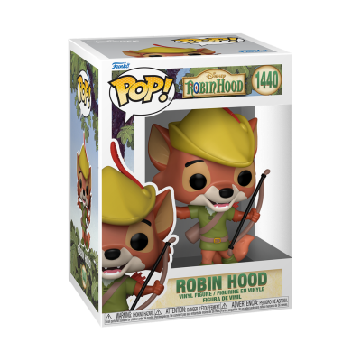 Funko Pop! Robin Hood da Disney nº 1440 em embalagem
