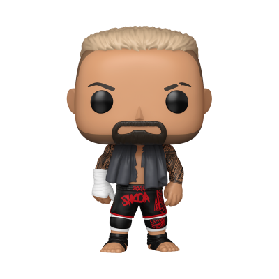 Figura Funko Pop do lutador com calções pretos e vermelhos