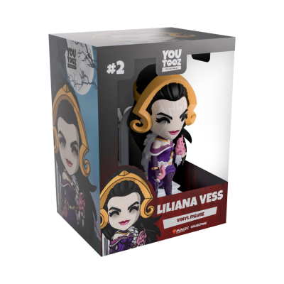 Figura de vinil Liliana Vess em embalagem transparente e colorida