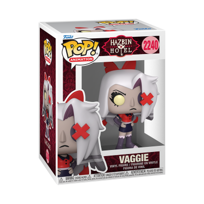 Funko Pop Animation Vaggie da Hazbin Hotel em caixa com janela