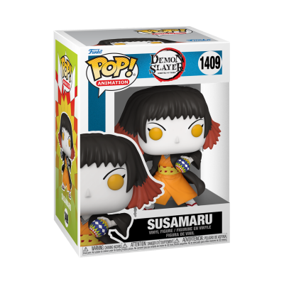Funko Pop Susamaru Demon Slayer na embalagem