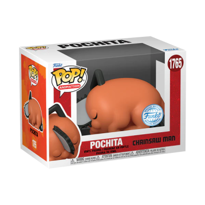 Funko Pop! Animation Pochita Chainsaw Man em caixa