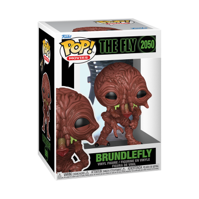 Figura Funko Pop! Brundlefly do filme The Fly na caixa