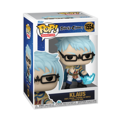 Figura Pop! de Klaus do Black Clover em caixa com janela