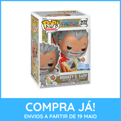Caixa de Funko POP! Monkey D. Garp da série One Piece