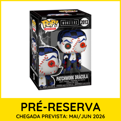 Funko Pop Patchwork Dracula na embalagem