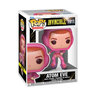 Figura Funko Pop Atom Eve da série Invincible na embalagem