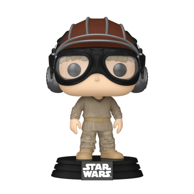 Funko Pop Star Wars com capacete e óculos de aviador