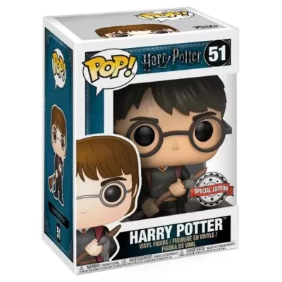 Funko Pop! Harry Potter de vinil dentro da caixa original com selo Special Edition